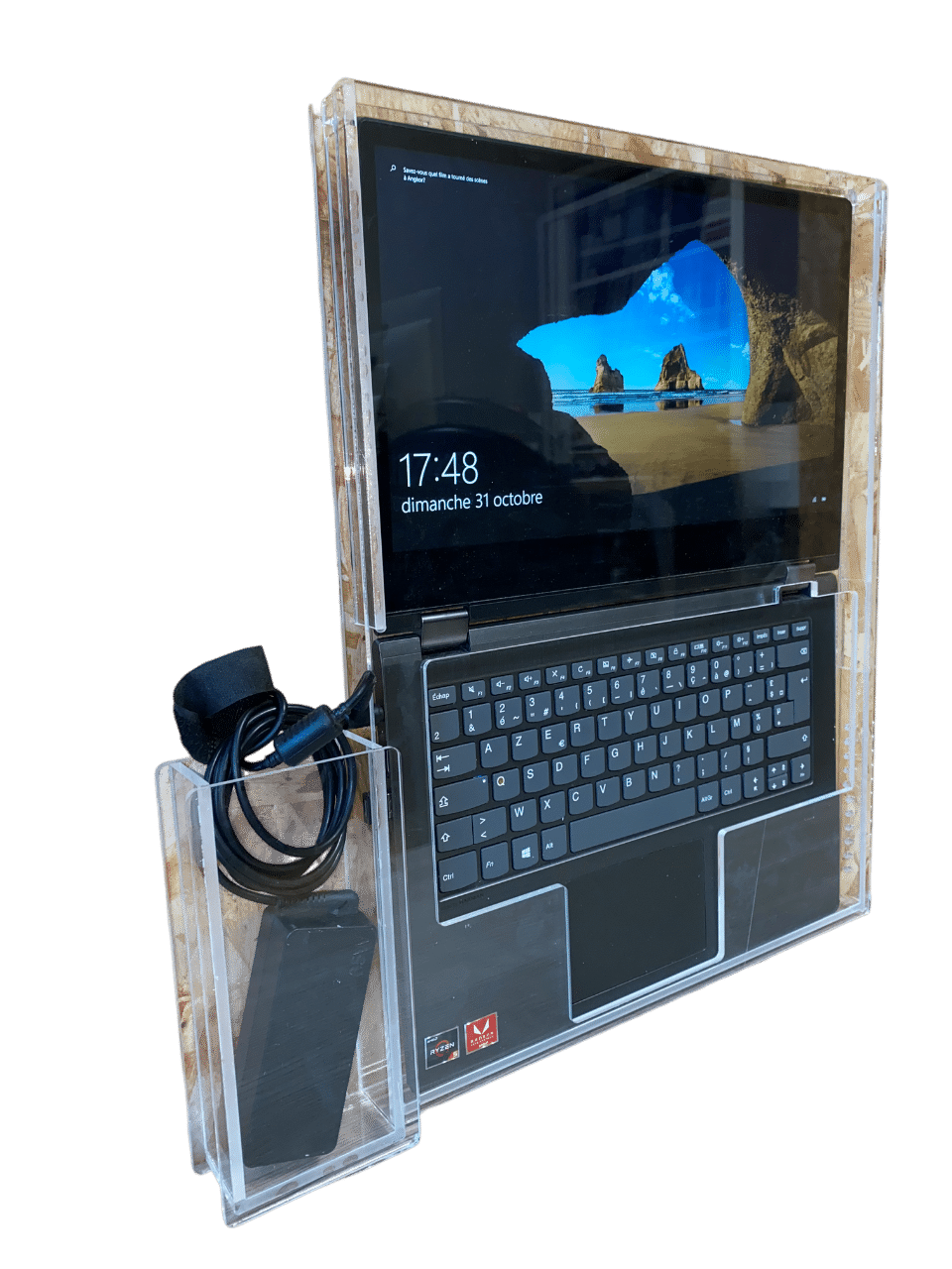 Protection ordinateur plexi